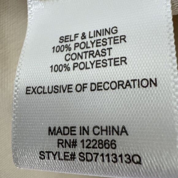 Zunie Dress Kids Floral 8 Tulle Tiered Ball Gown Formal Party Holiday - Picture 9 of 10